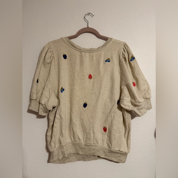 Anthropologie T.La Puff-Sleeve Pullover - Picture 6 of 8